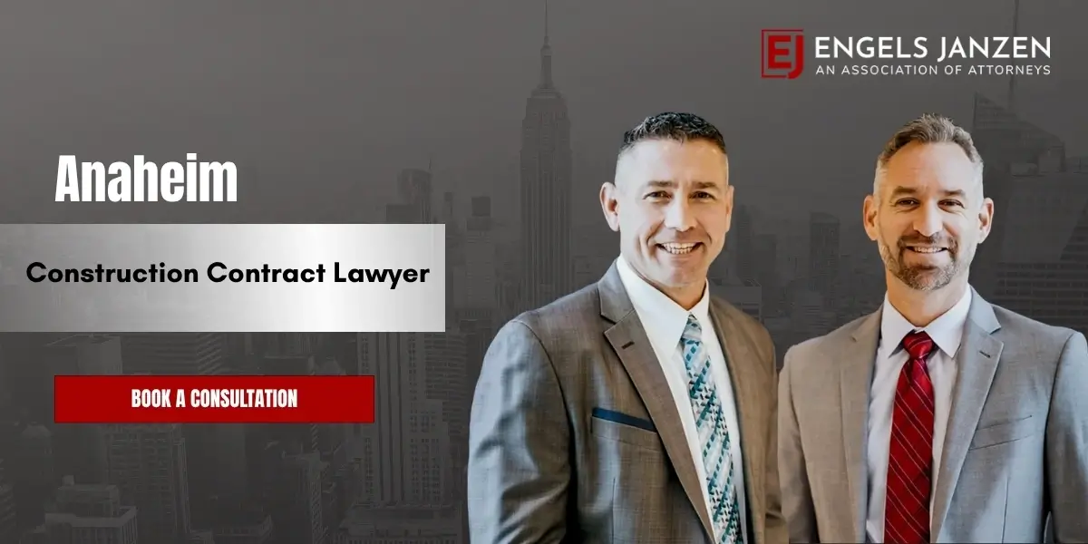 Anaheim Construction Contract Lawyer