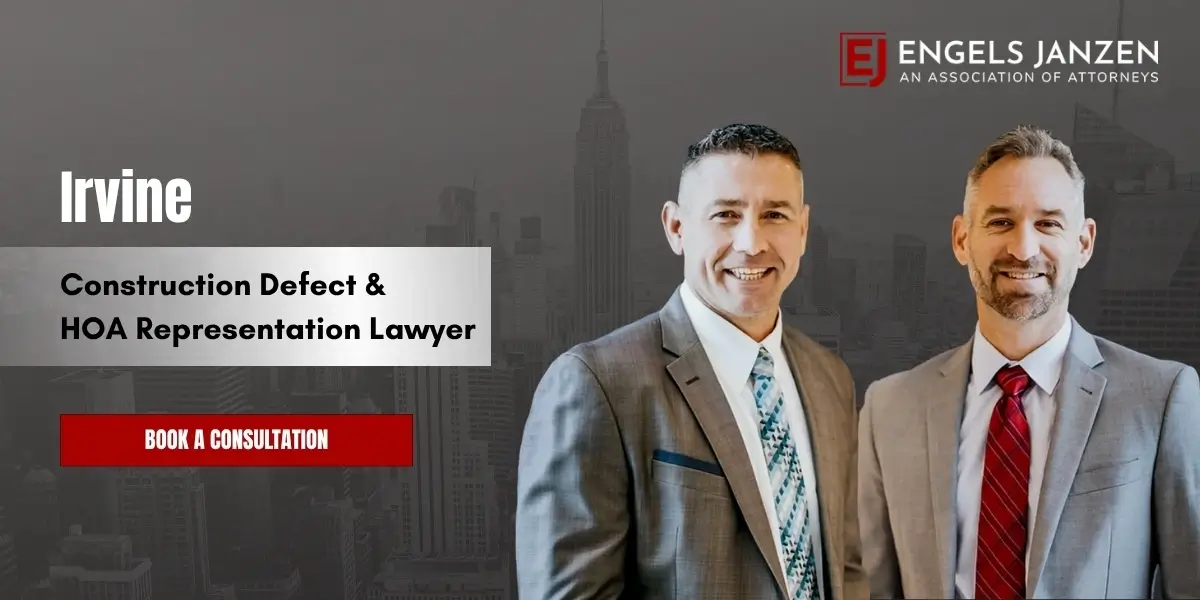 Irvine Construction Defect & HOA Representation Lawyer