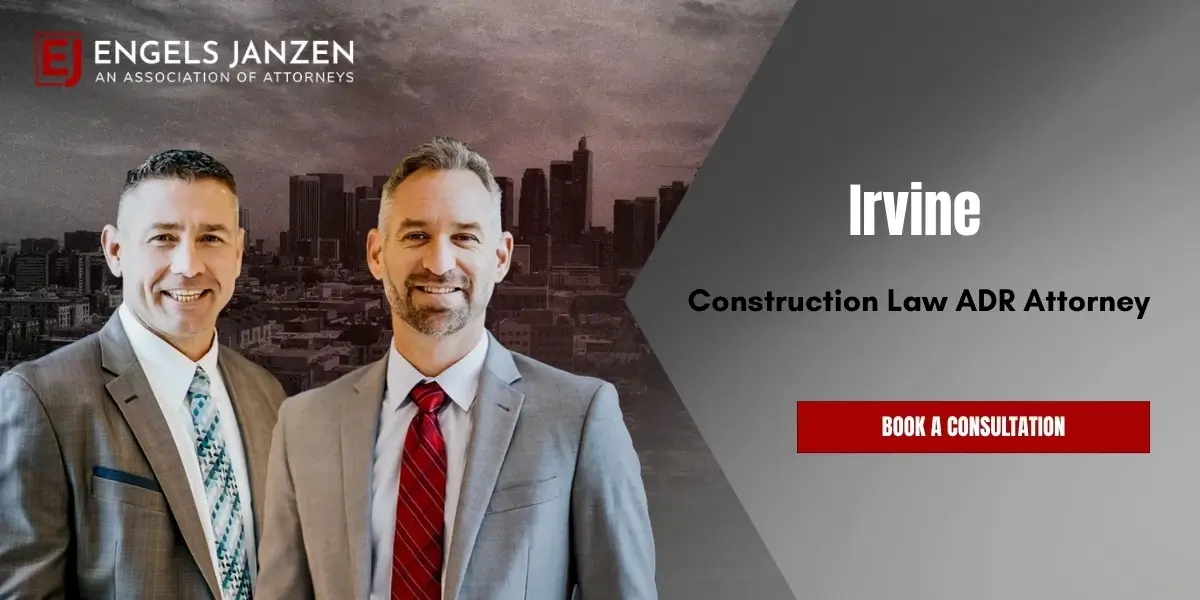 Irvine Construction Law ADR Attorney