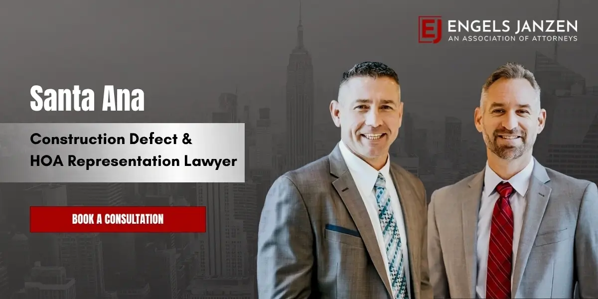 Santa Ana Construction Defect & HOA Representation Lawyer