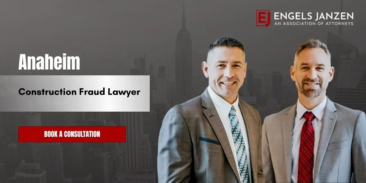 Anaheim Construction Fraud Lawyer