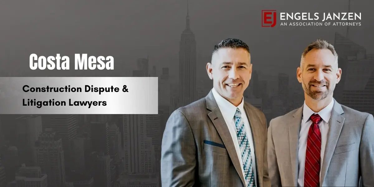 Costa Mesa Construction Dispute & Litigation Lawyer